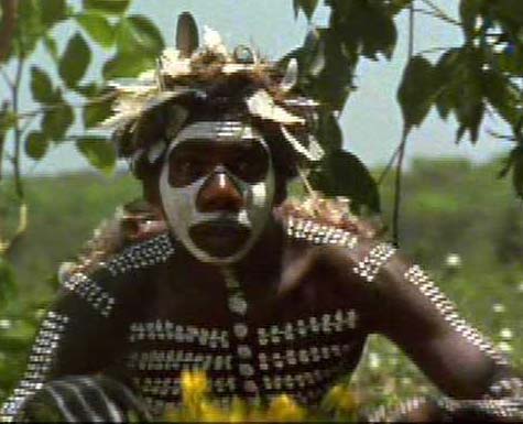 Gulpilil dancing in Walkabout